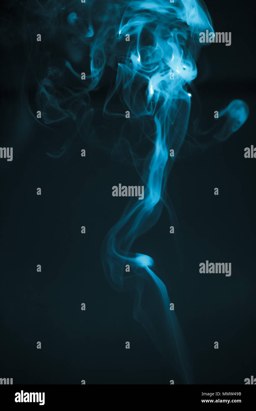 smoke shapes abstract Stock Photo