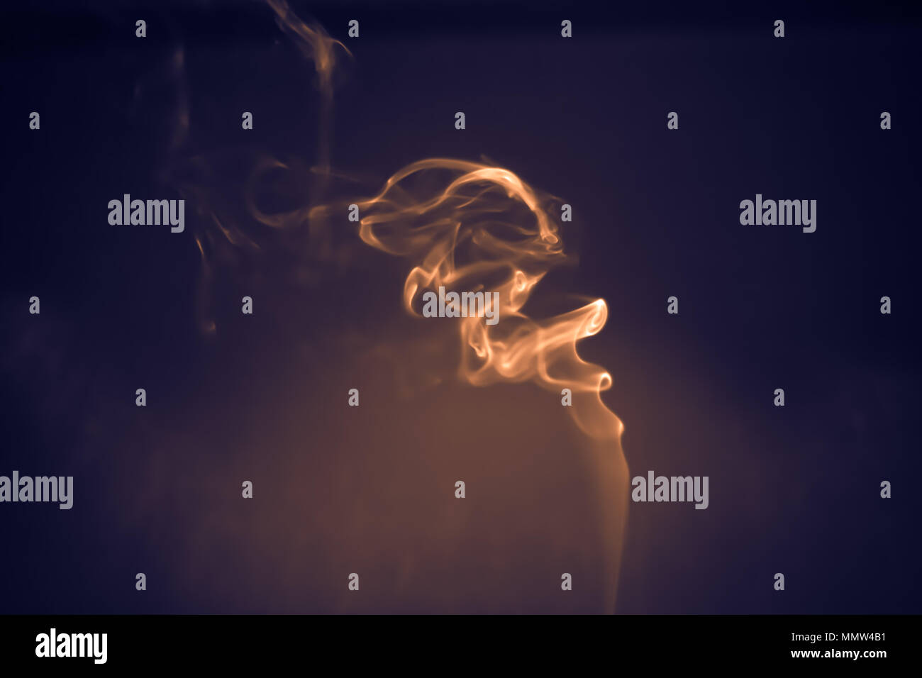 smoke shapes abstract Stock Photo