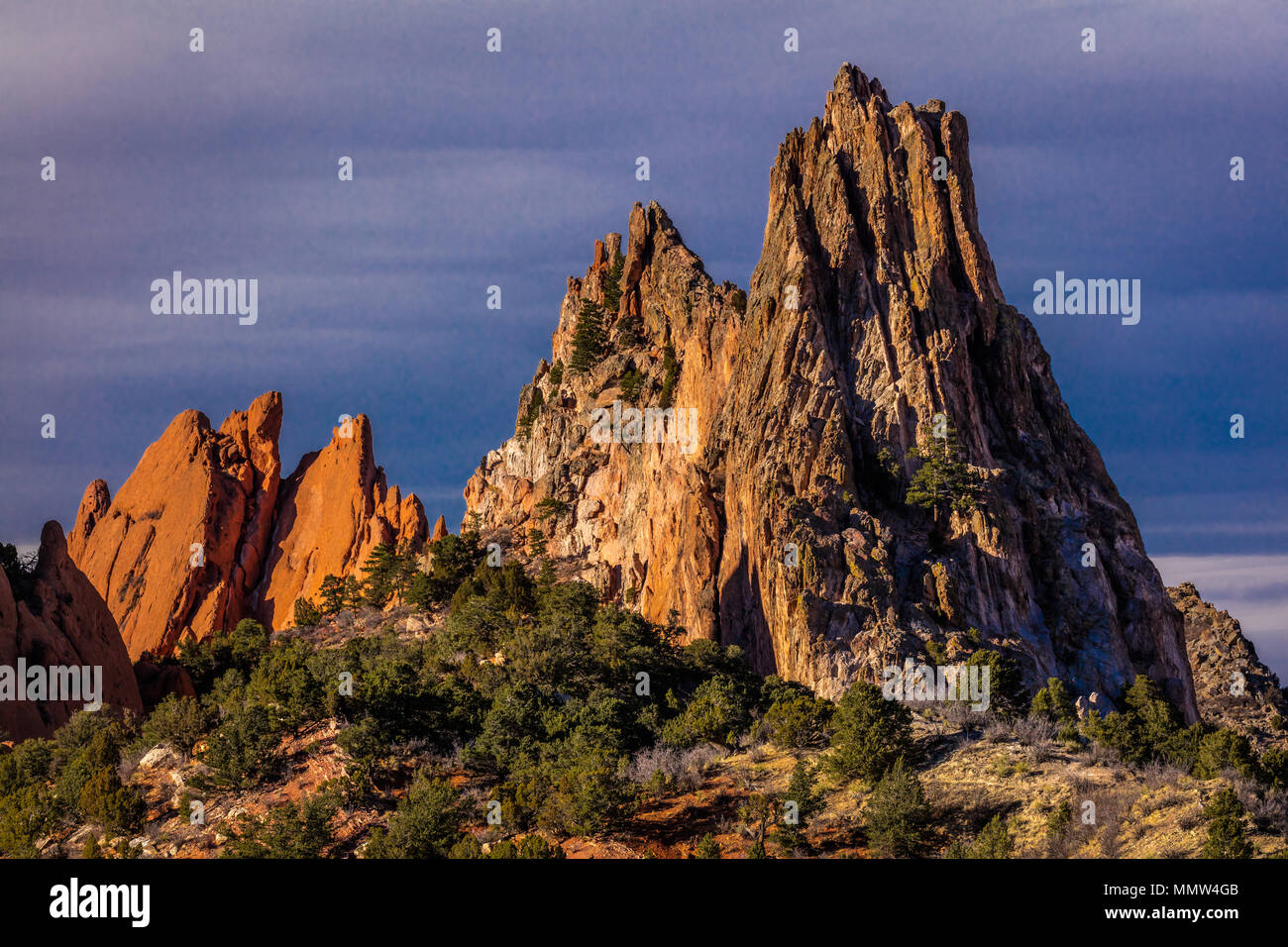 Calorado Rocks MARCH 8, 2017 GARDEN OF THE GODS, COLOARDO SPRINGS, CO, USA - a ...