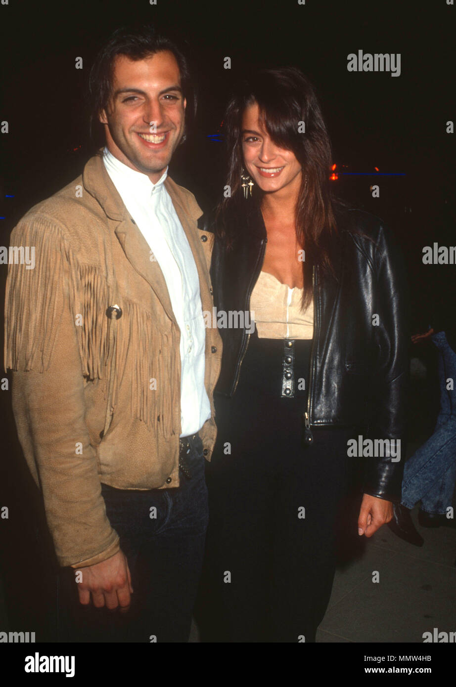 LOS ANGELES, CA - MAY 31: Actor Rob Camilletti and guest attend the Los  Angeles Premiere of 'Total Recall' at Griffith Park Observatory on May 31,  1990 in Los Angeles, California. Photo