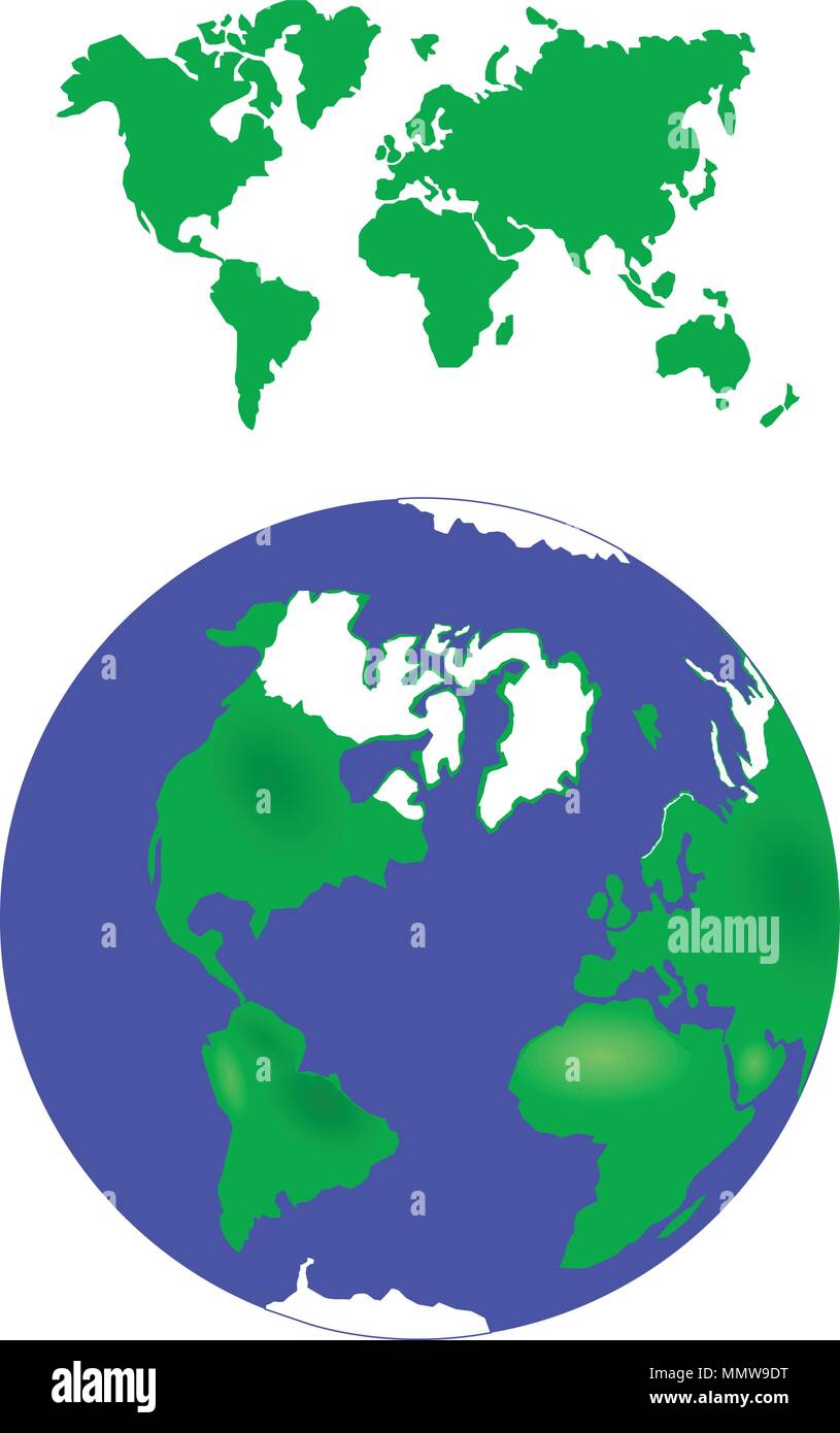blue earth 3d vector Stock Vector Image & Art - Alamy
