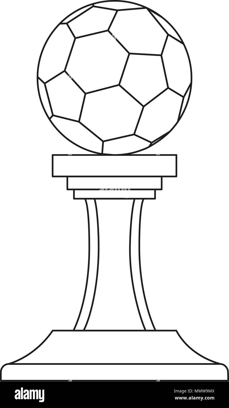 Football Trophy Coloring Pages