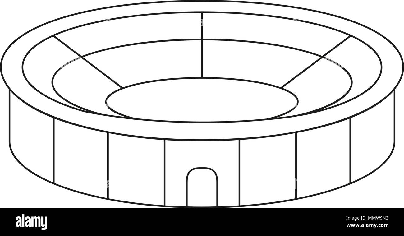 White seat stadium Stock Vector Images Alamy