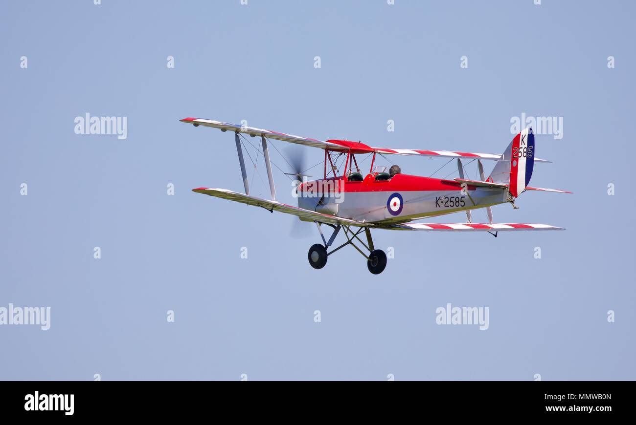 1931 DH82a Tiger Moth Stock Photo