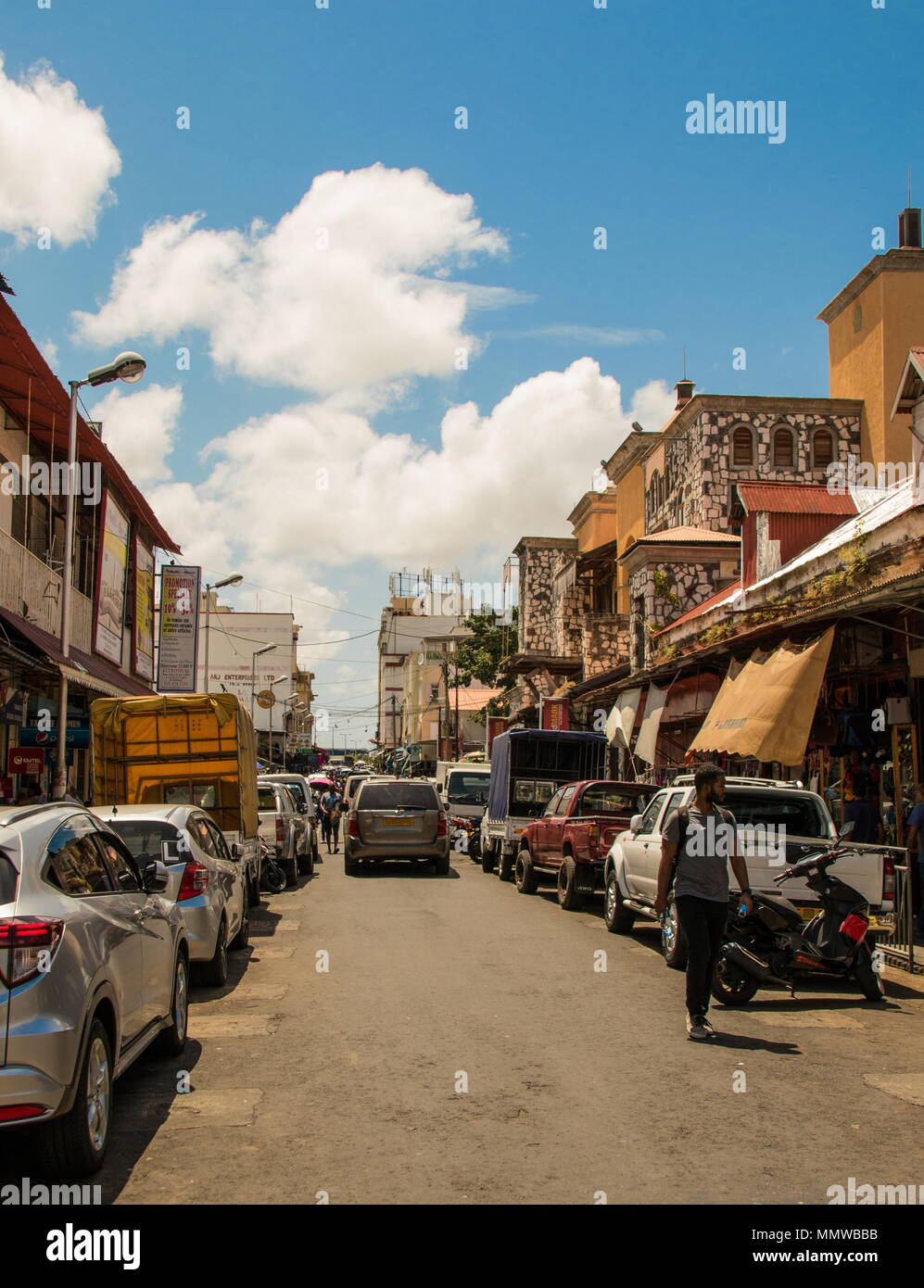 Port Louis Mauritius Unidentified Tourists Flock To The Old Central Market In The City To Experience Local Culture And Tradition Stock Photo Alamy