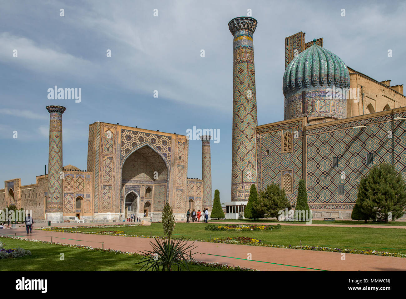 Registan Square, Samarkand, Uzbekistan Stock Photo
