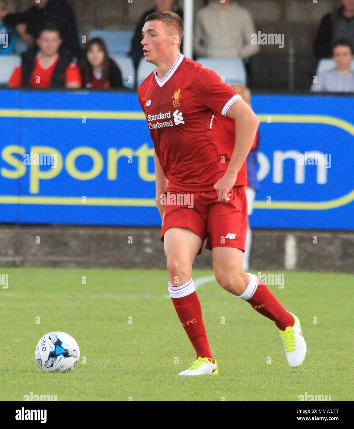 Rhyl,Uk, Rhyl Fc take on Liverpool u23s in a friendly match, credit Ian ...