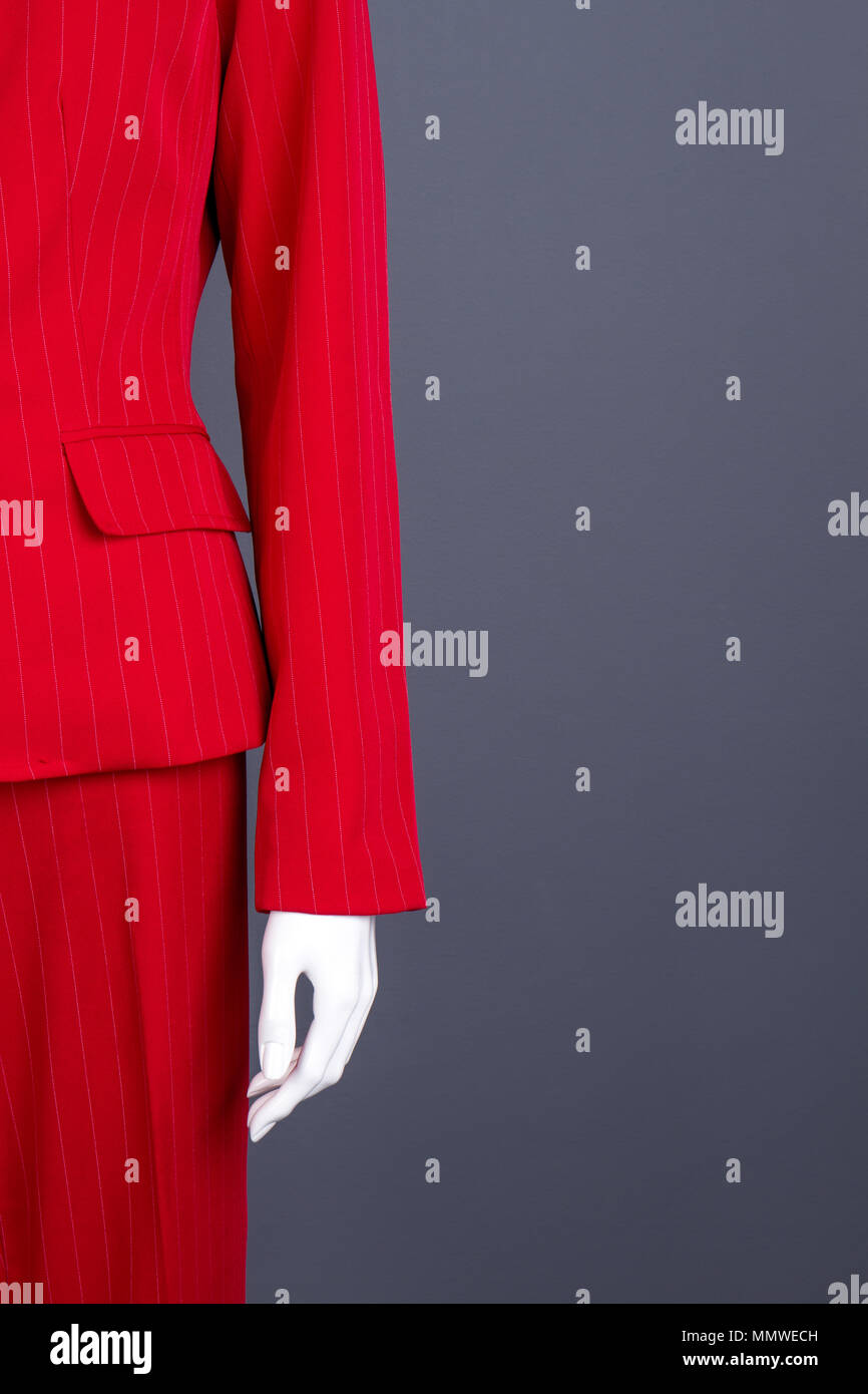 Red pants suit hi-res stock photography and images - Alamy