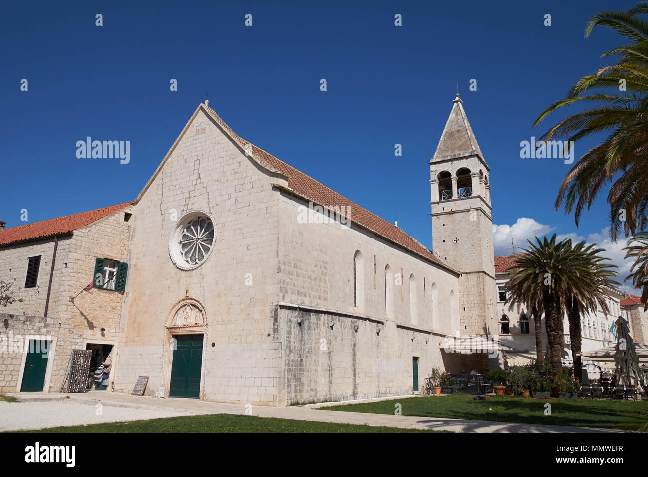 The Church and Monastery of St Dominic, Trogir, Dalmatia, Croatia. Stock Photo