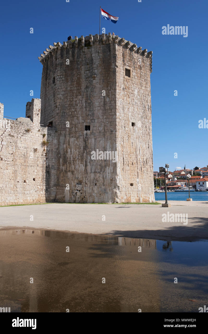 The Kamerlengo Fortress, Trogir, Dalmatia, Croatia. Stock Photo