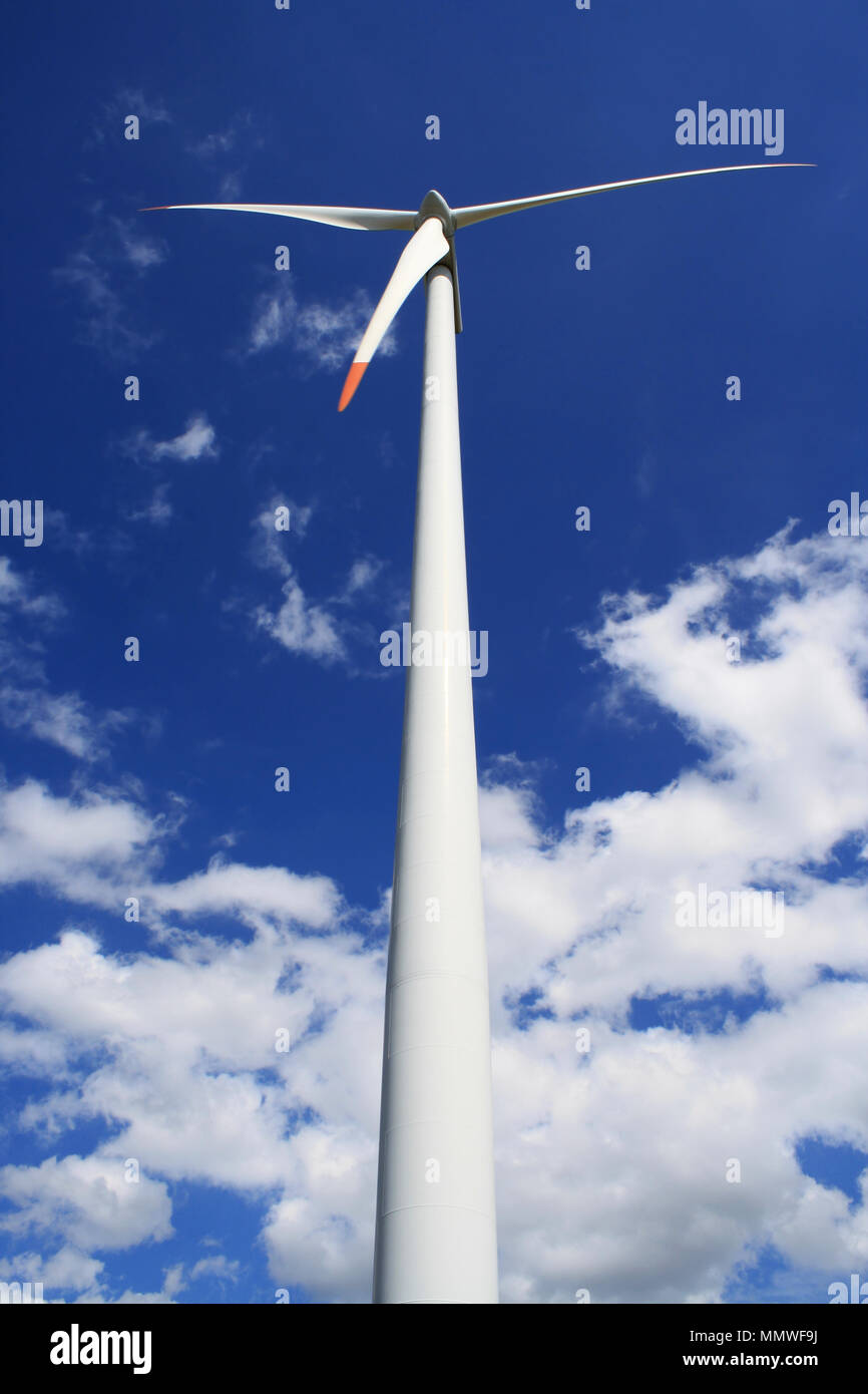 wind power plant Stock Photo