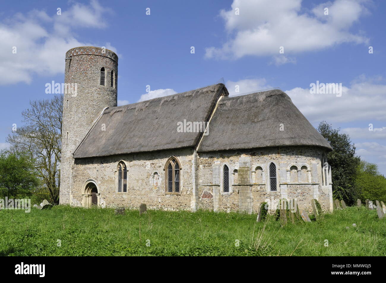 St Margaret's church Hales Norfolk England Stock Photo Alamy