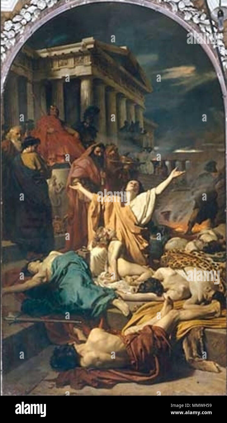 Ciseri, Antonio - Das Martyrium der sieben Makkabäer - 1863 Stock Photo