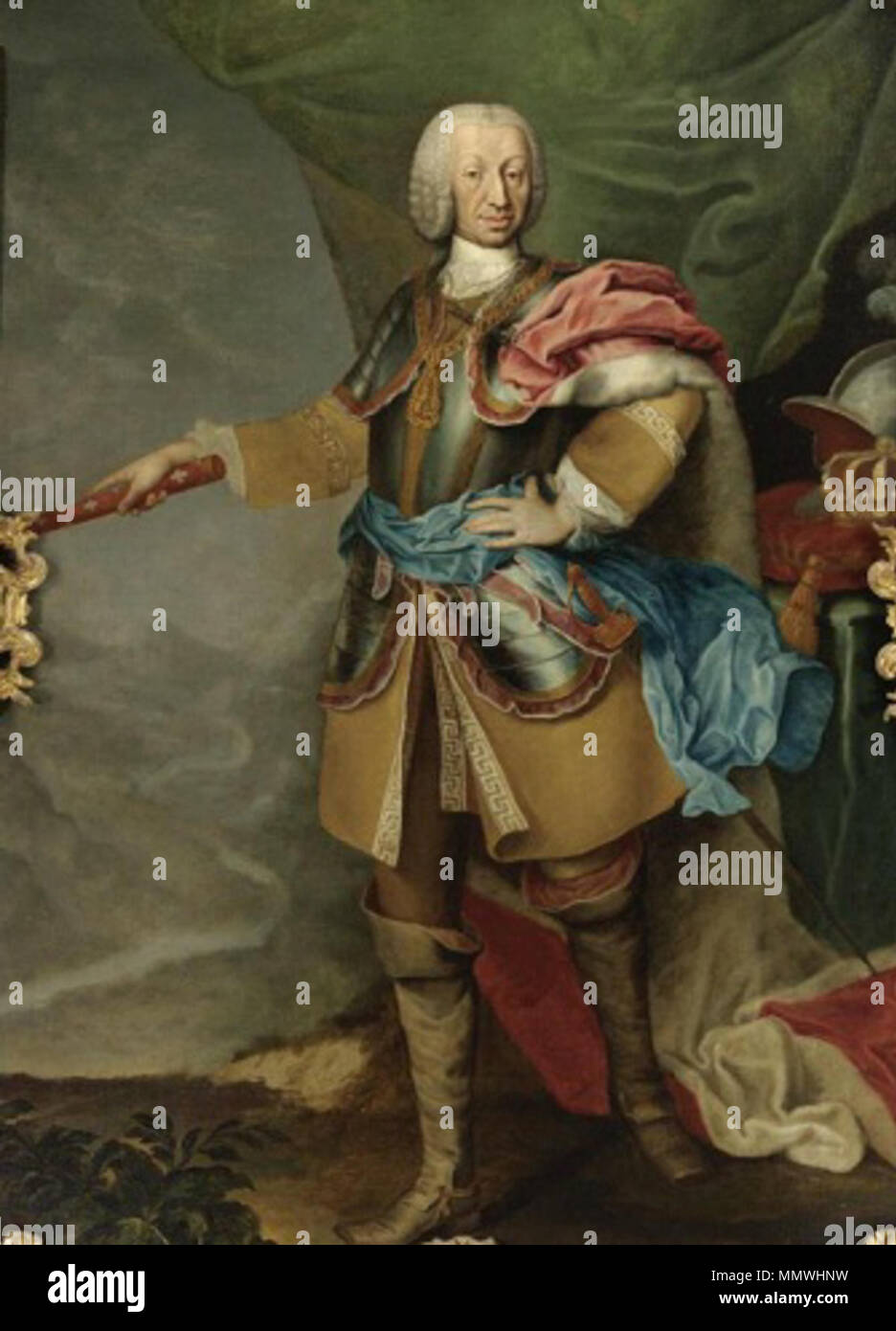 Portrait of Charles Emmanuel III of Sardinia (17011773). 18th century