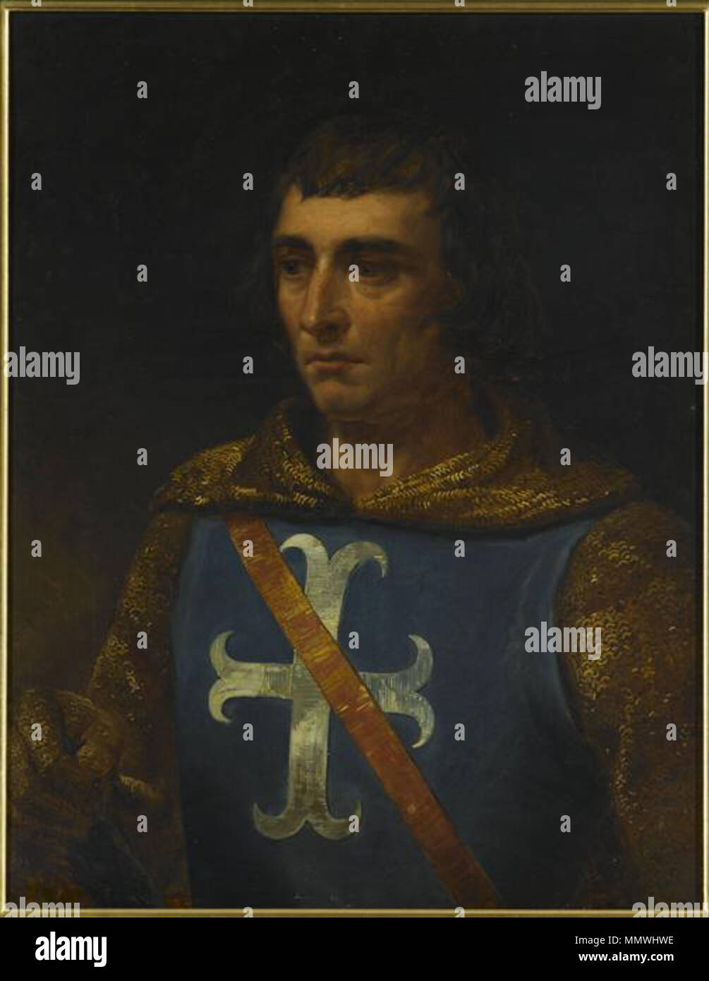 Couder - Henri II Clément (mort en 1265), seigneur d'Argentan et du Metz Stock Photo
