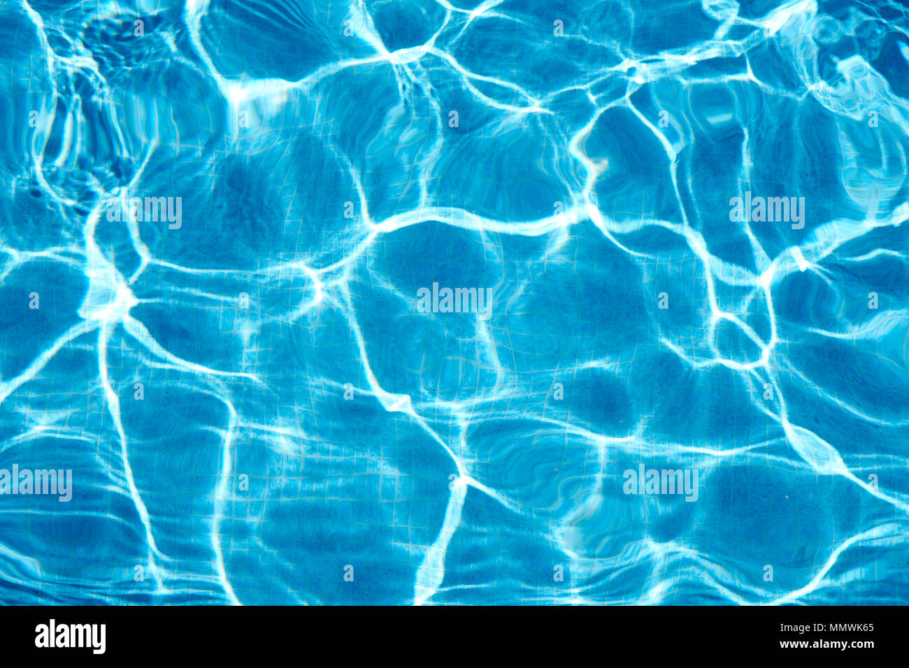 Reflecting water ripple texture in a swimming pool Stock Photo - Alamy