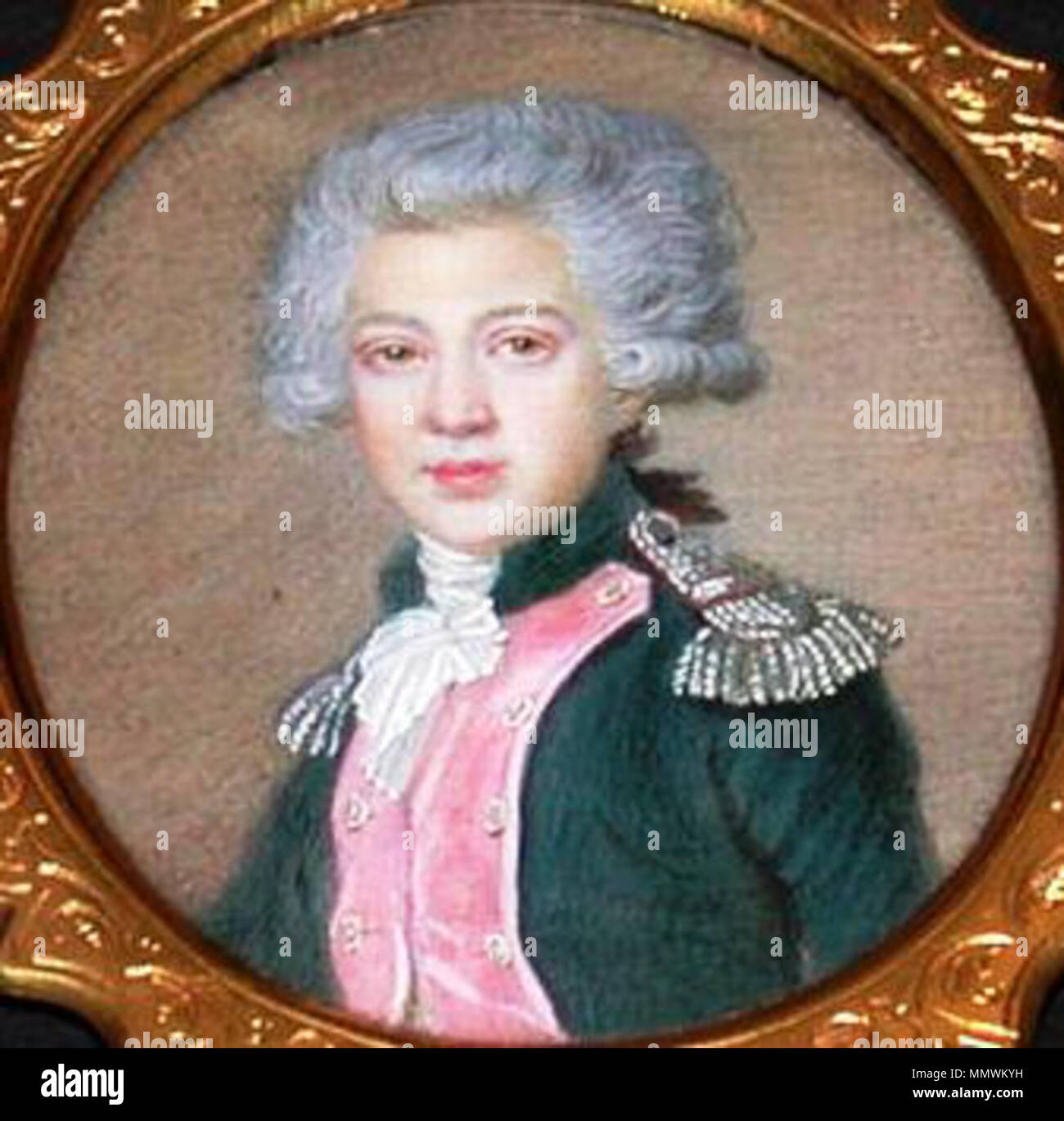 Louis-Philippe duc de Chartres, futur roi Louis-Philippe Ier (1773-1850) à l'âge de seize ans Stock Photo