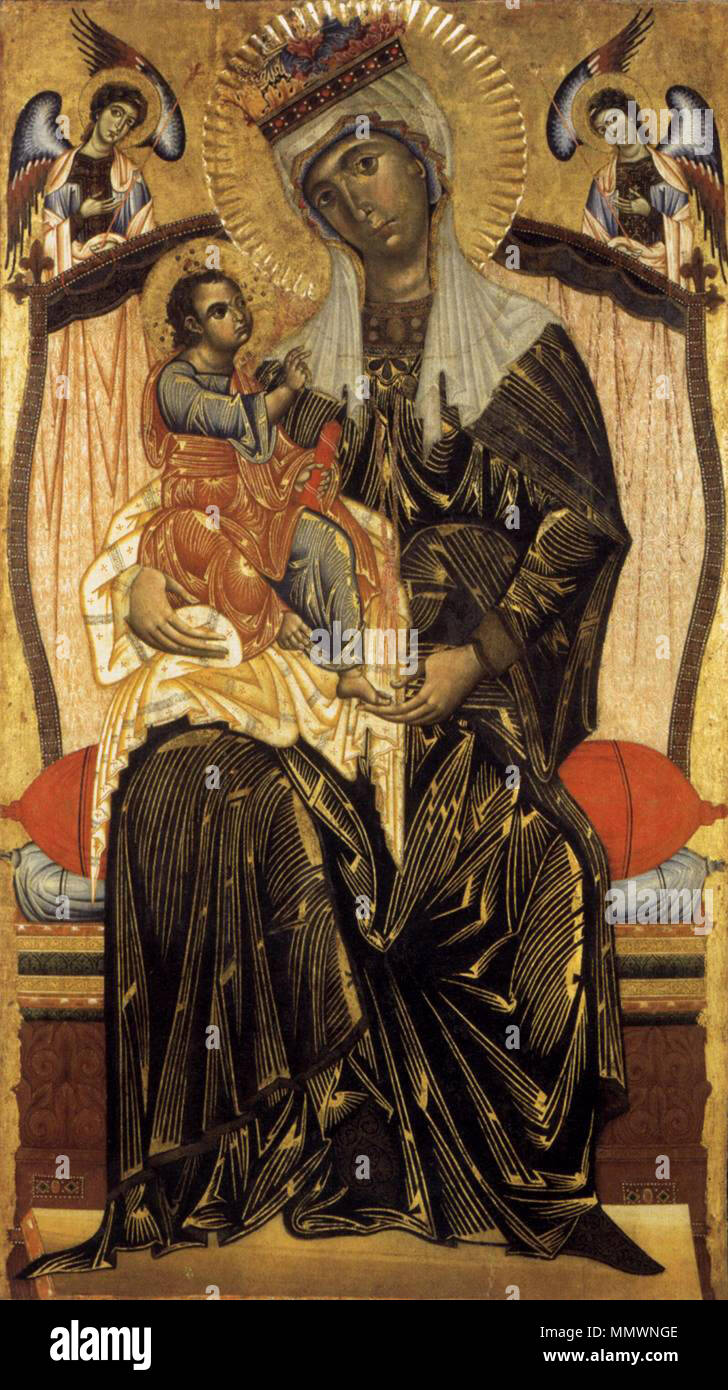 Madonna and Child. circa 1265. Coppo di Marcovaldo - Madonna and Child - WGA05222 Stock Photo