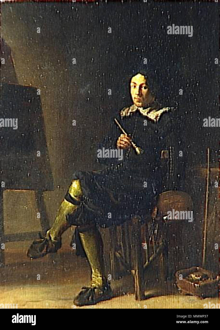 Easel self hi-res stock photography and images - Alamy