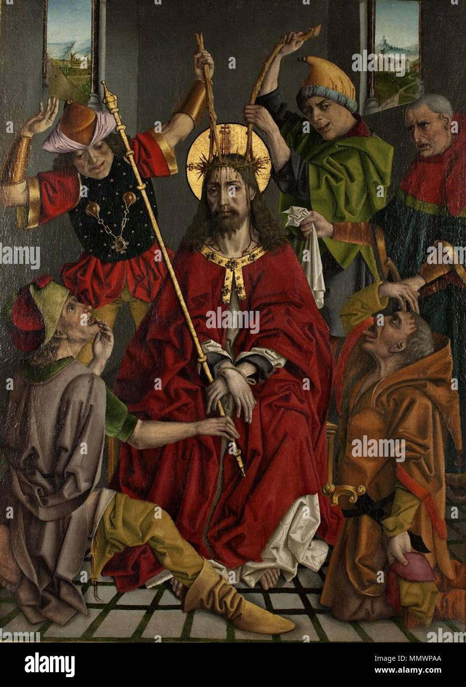 Coronación de espinas e improperios (Museo de El Greco, Toledo) Stock Photo
