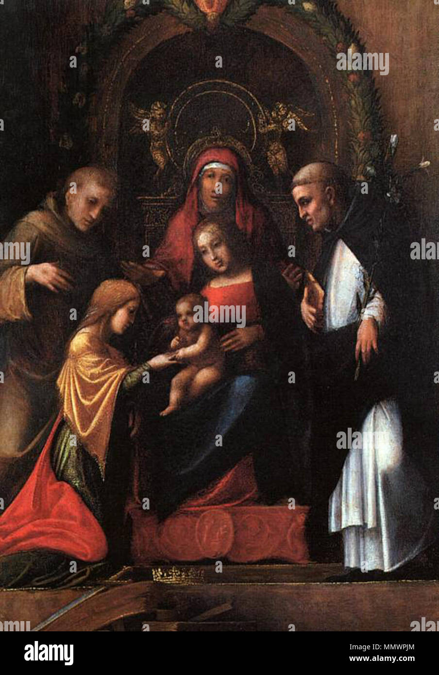 Mystical marriage of saint catherine 1510 hi-res stock photography and ...