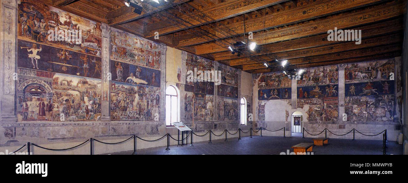 Cosmè Tura - View of the Salone dei Mesi - WGA23124 Stock Photo