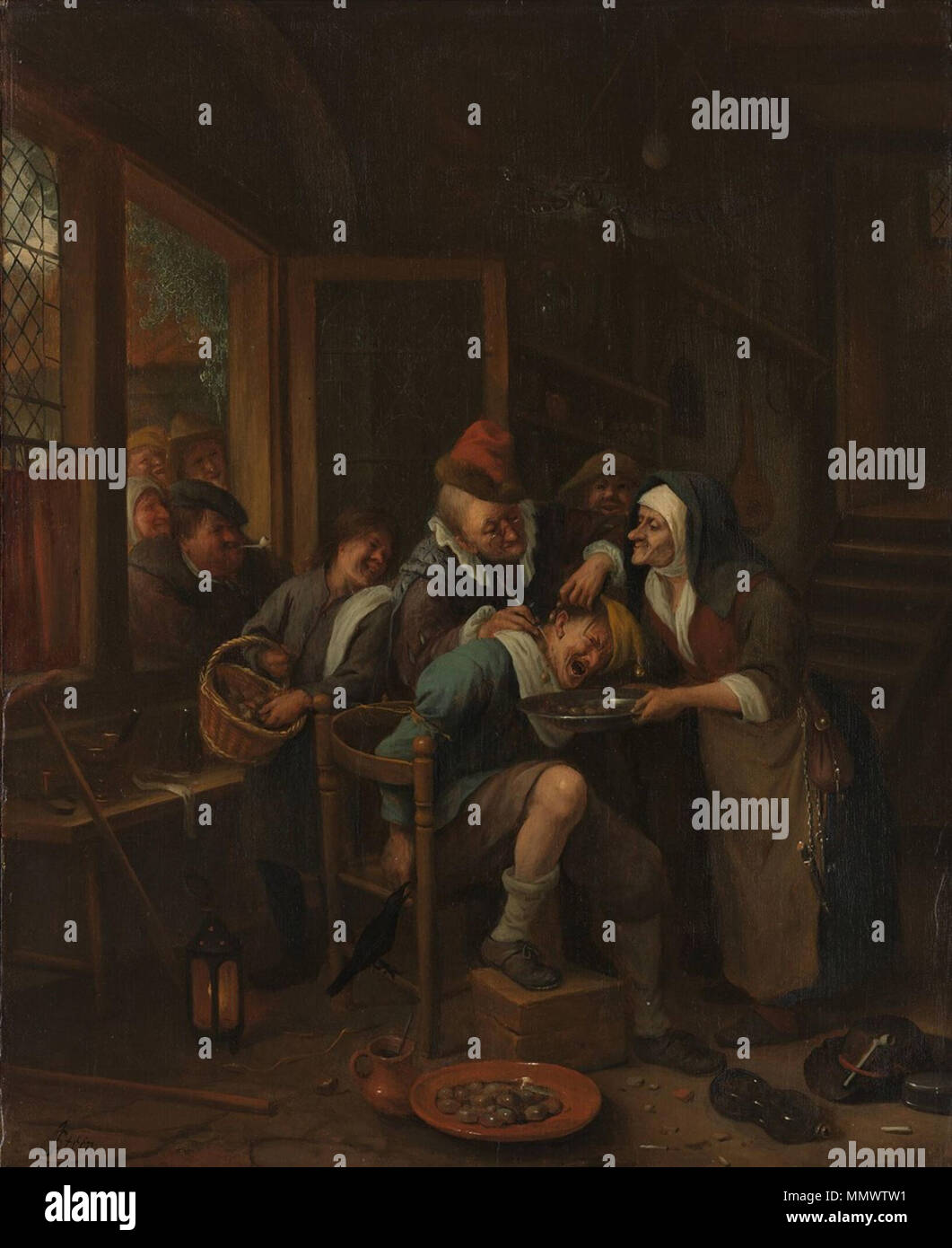 Extracting the stone of madness. Circa 1656-1675. Cutting the Stone by ...