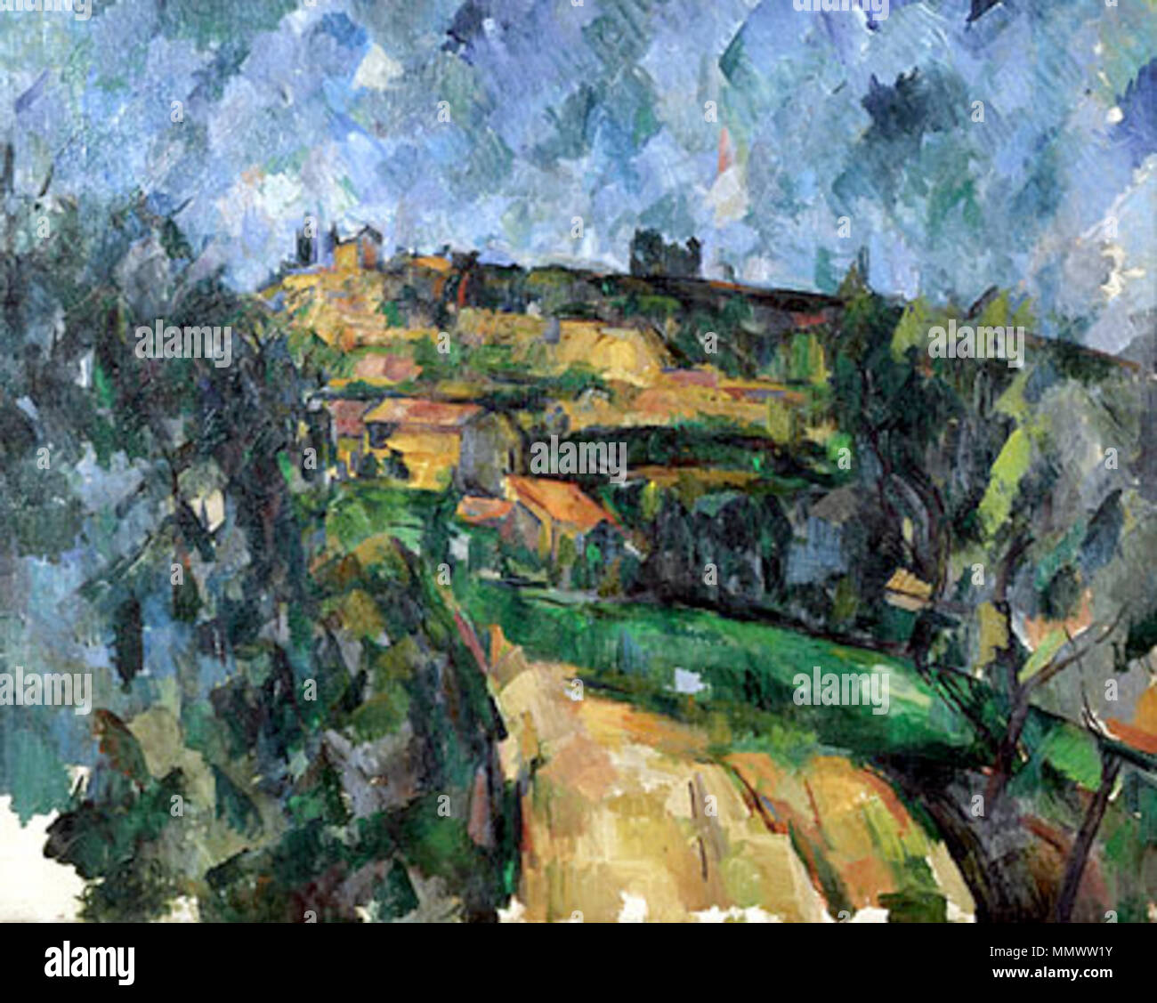Cézanne Route tournante Stock Photo - Alamy