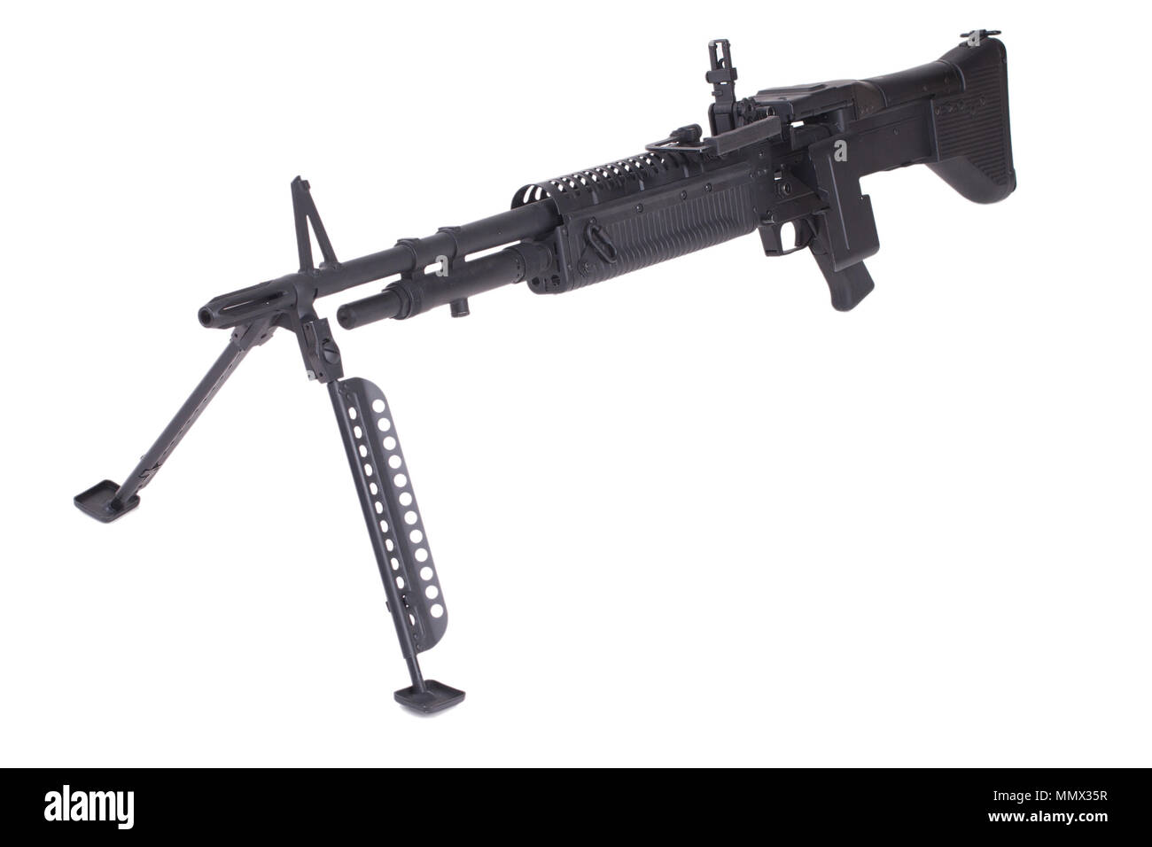 M60 machine gun isolated on white Stock Photo - Alamy