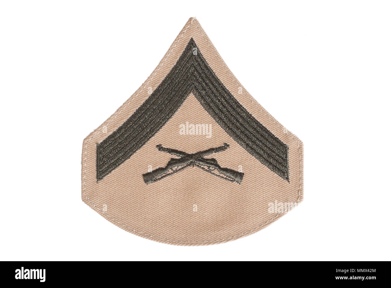 us marines rank patch isolated Stock Photo