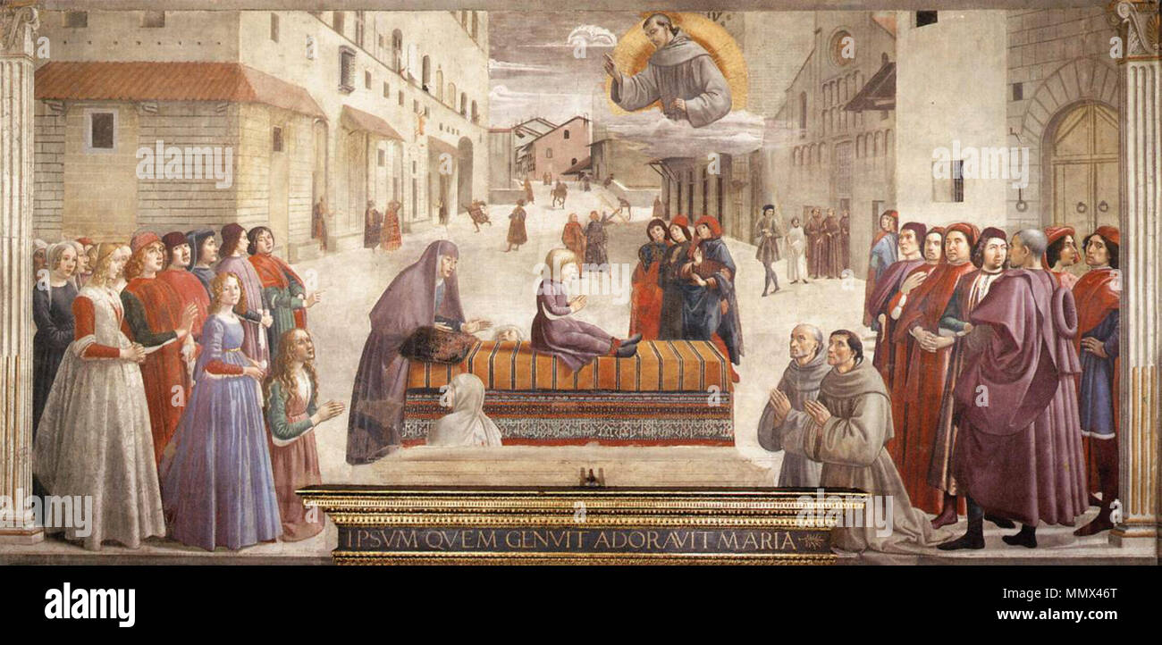 Resurrection of the Boy. between 1483 and 1485. Domenico Ghirlandaio ...