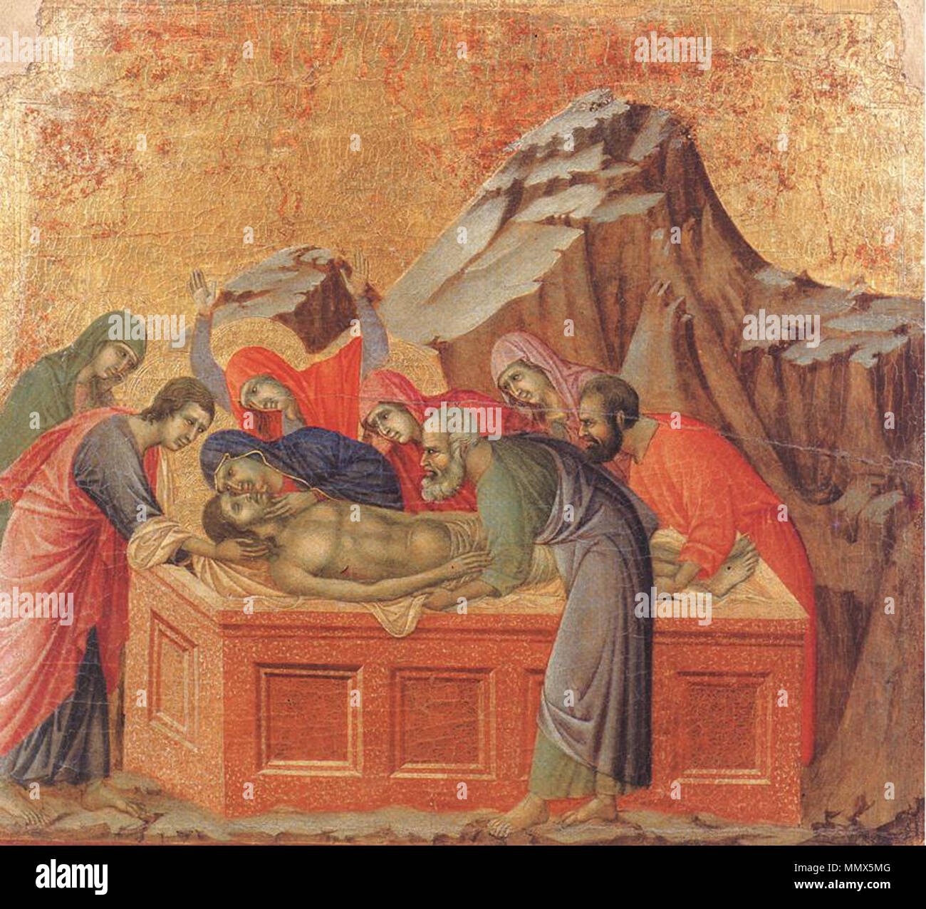Burial. between 1308 and 1311. Duccio di Buoninsegna - Burial ...