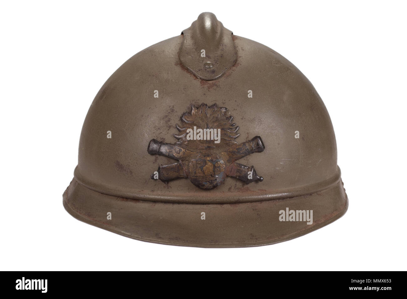 WW1 steel helmet Stock Photo Alamy