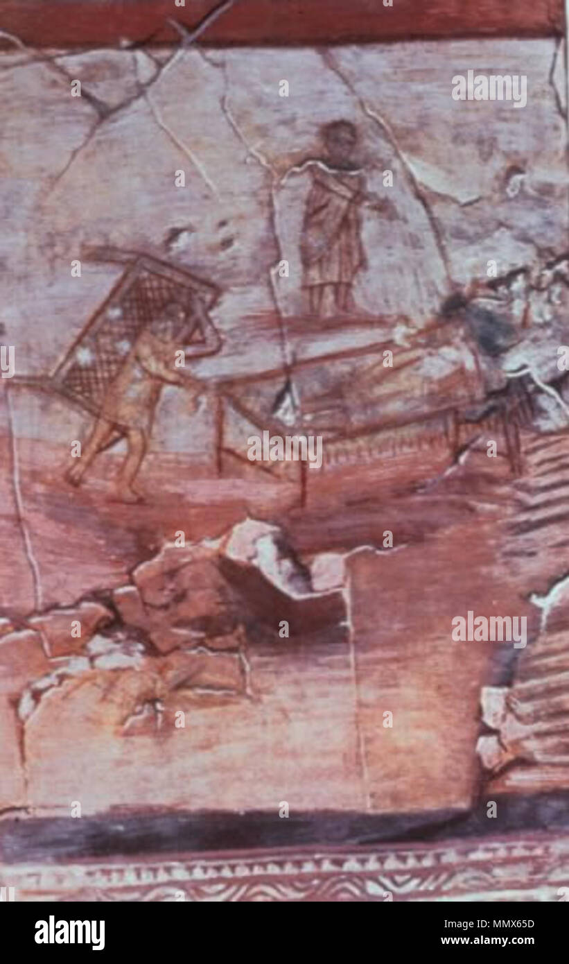 . English The healing of the paralytic wall painting in the