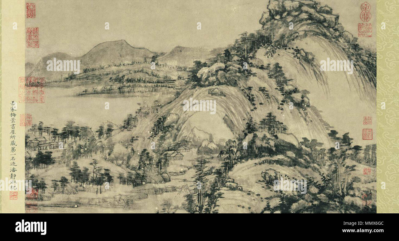 English: Huang Gongwang. Dwelling in the Fuchun Mountains. detail