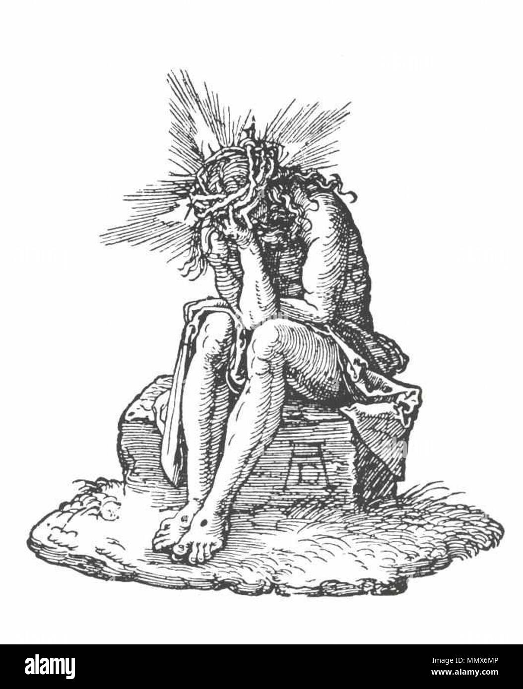 Dürer - Der Schmerzensmann Stock Photo