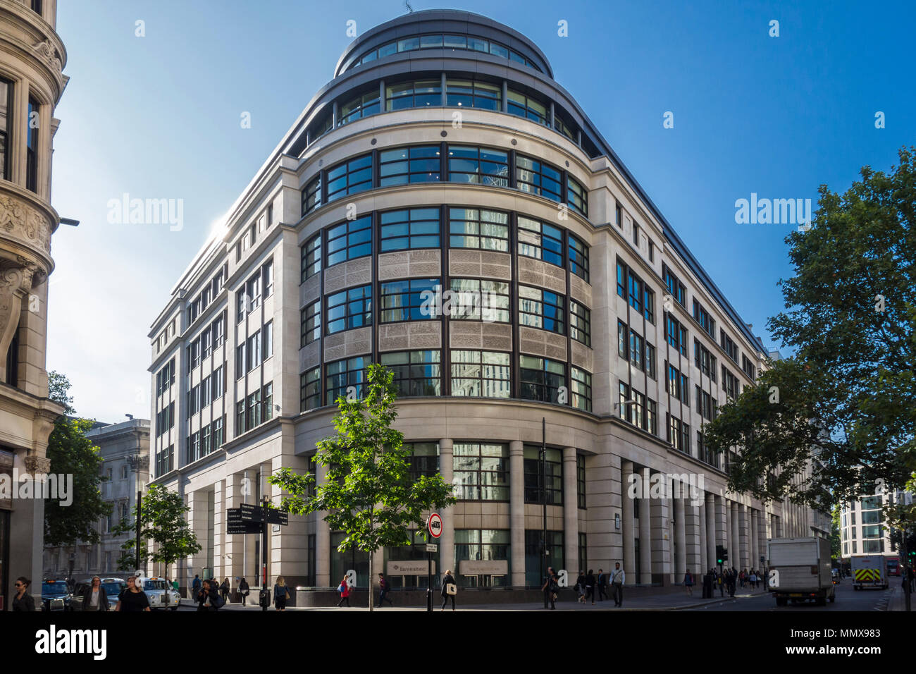 Investec building Two Gresham Street, City of London, UK Stock Photo