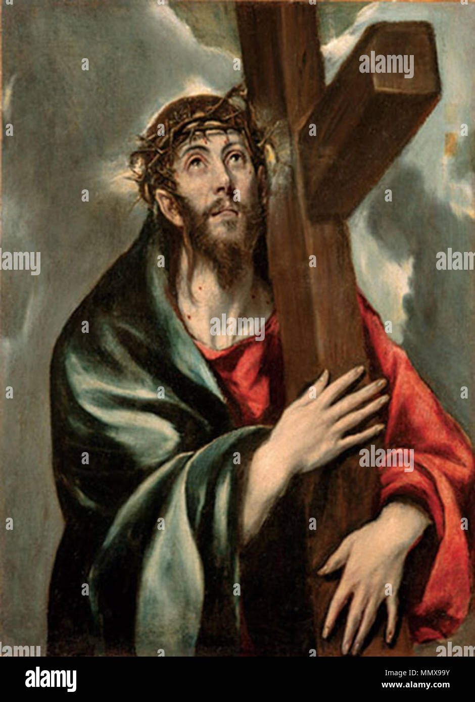 El Greco Jesús con la Cruz a cuestas Stock Photo Alamy