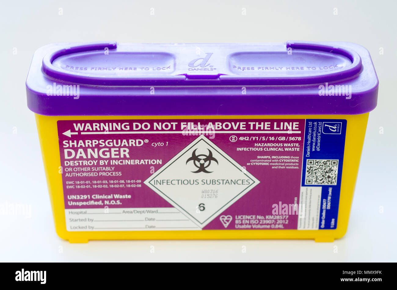 Sharps Box High Resolution Stock Photography And Images Alamy
