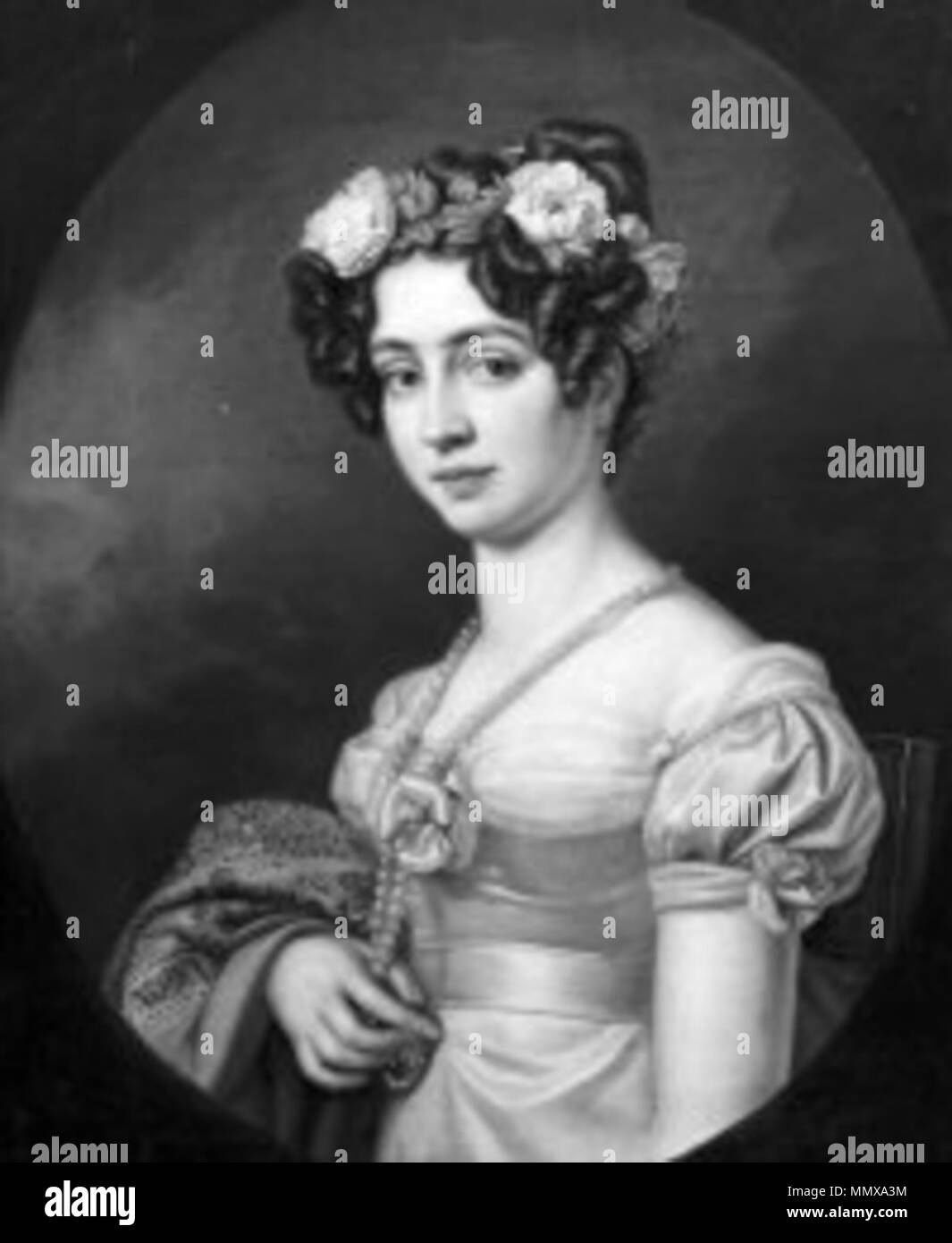 .  Deutsch: Elisabeth (Ludovika) of Bavaria, the later Queen of Prussia  . circa 1843. Elisabeth Ludovika of Bavaria (Crown Princess of Prussia), by Joseph Stieler Stock Photo