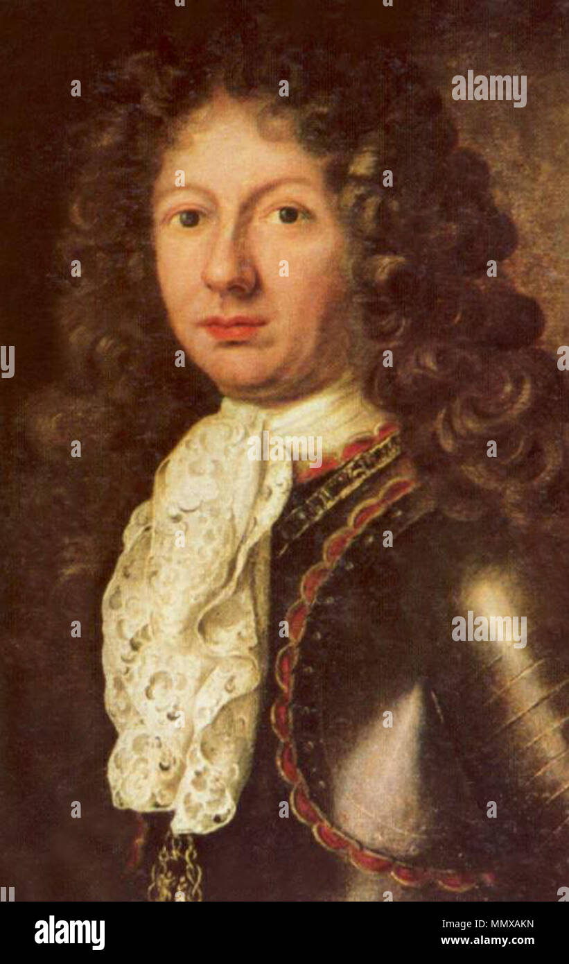 . Emanuele Filiberto di Savoia-Carignano, secondo Principe di Carignano  . 18th century. Unknown Emanuele Filiberto di Savoia-Carignano Stock Photo