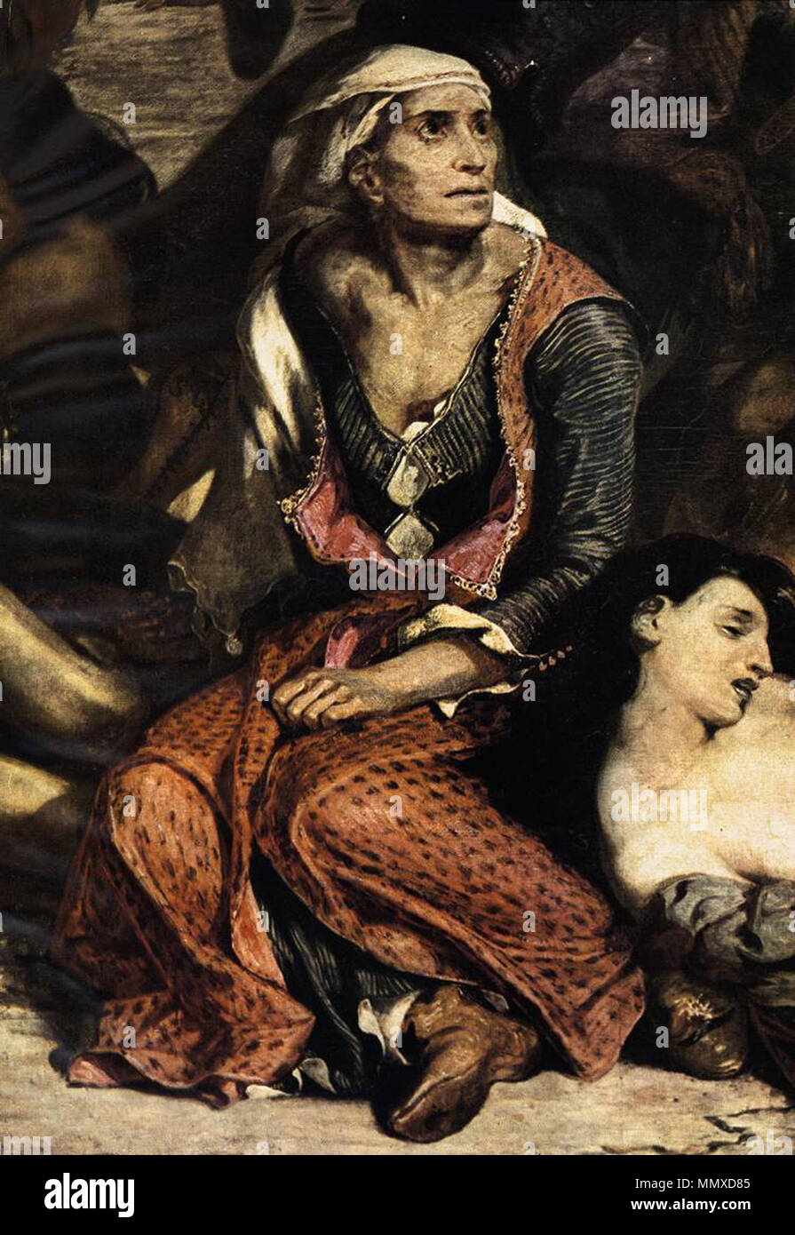 Eugène Delacroix The Massacre at Chios (detail) WGA6164 Stock Photo Alamy