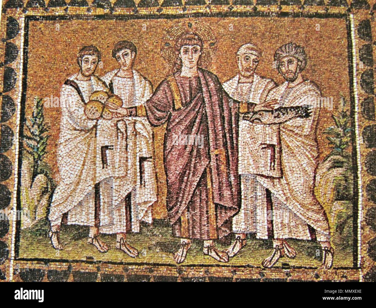 . English The Miracle of the Loaves and Fishes. Basilica di Sant