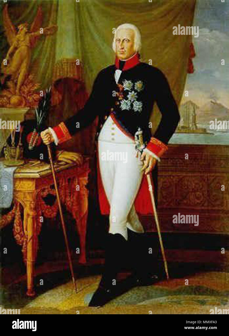 . Ferdinand I of The Two Sicilies/Ferdinand IV of Naples . 19th century ...