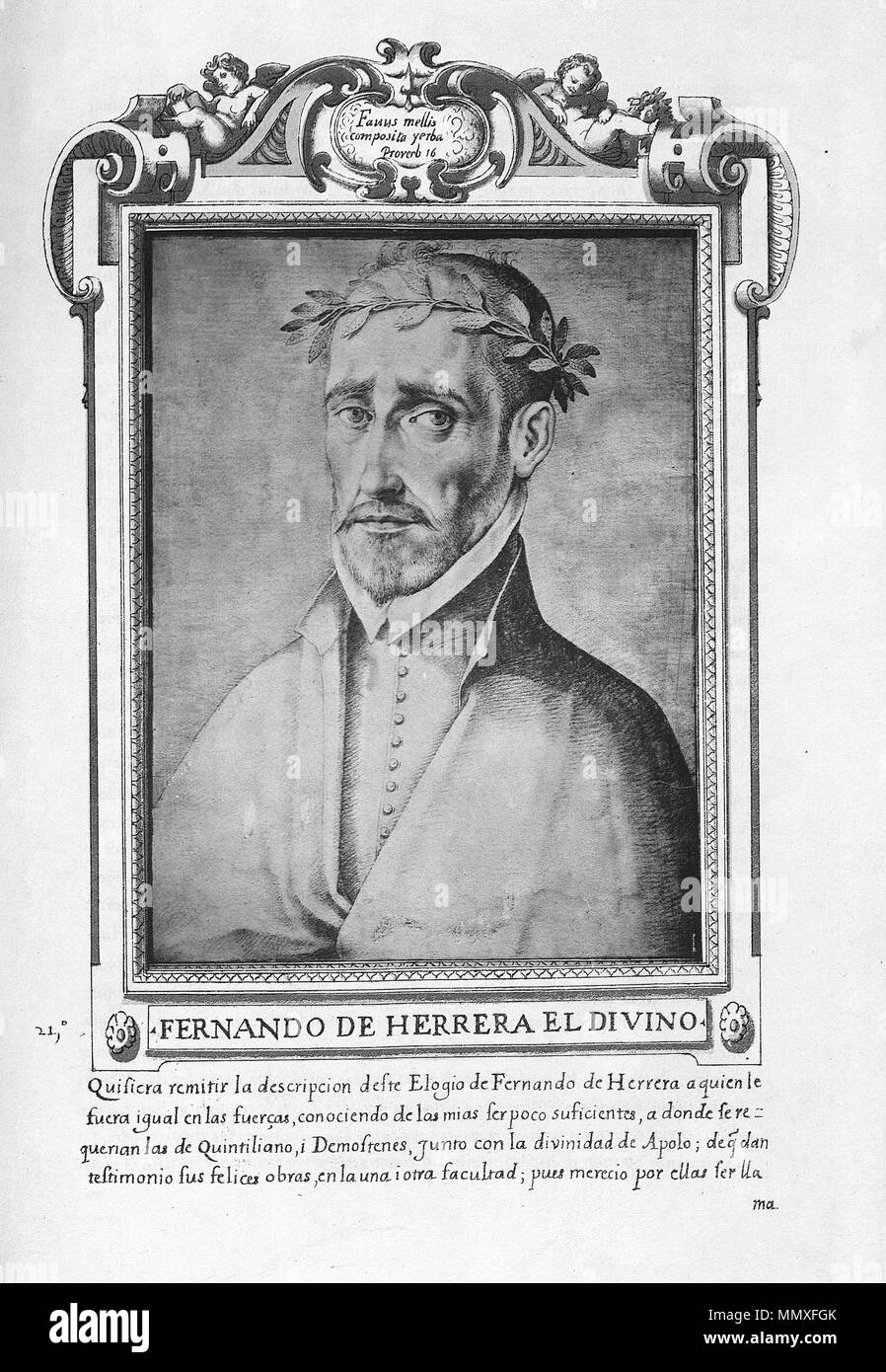 . Español: Francisco Pacheco, (1564-1644) El libro de descripción de verdaderos retratos, ilustres y memorables varones, [Sevilla, s.n., s.a.]- Real Academia de la Historia (Madrid). Signatura: 1/736  . circa 1599.   Francisco Pacheco  (1564–1644)      Alternative names ????????? ??????; ????????? ??????; ??????, ?????????; Pacheco del Río; Francisco Pacheco del Rio; Francisco Pacheco; Pacheco del Rio; ????????? ???????; Pacheco; ??????????????????; Francisco Pérez del Río; Francisco Pérez Del Río  Description Spanish painter and writer Spanish artist  Date of birth/death 1564 1644  Location o Stock Photo