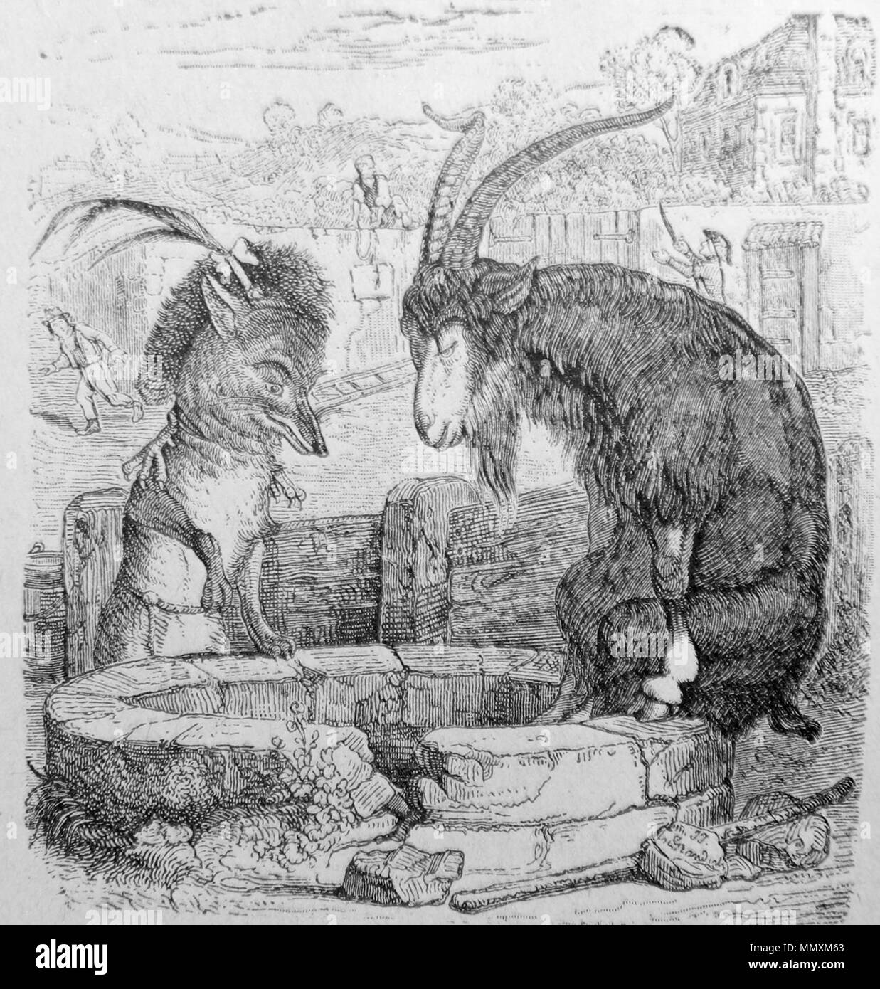 Fables De La Fontaine Black And White Stock Photos Images