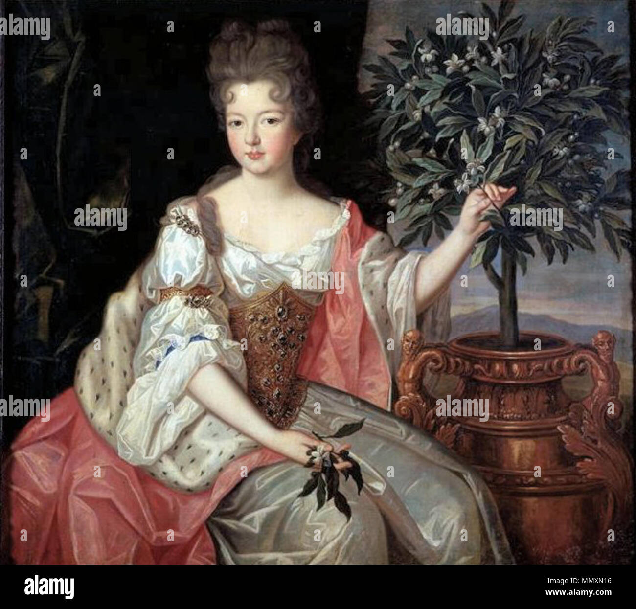 . French Françoise Marie de Bourbon (16771749), duchesse d'Orléans