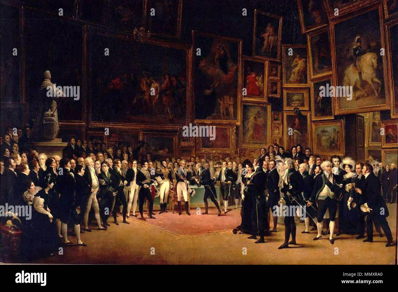 Revolution Of 1830, The Chamber Of Deputes Presents To The Duke Of Orleans,  Louis Philippe I by Francois Joseph Heim
