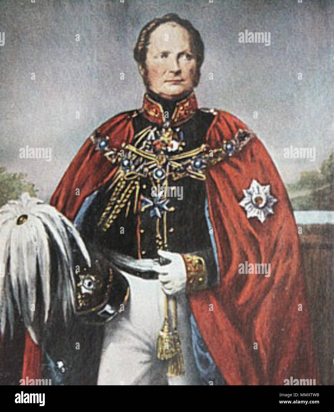 . Frederick William IV of Prussia (1795-1861)  . between 1840 and 1861. Friedrich Wilhelm IV by Kreuger Stock Photo
