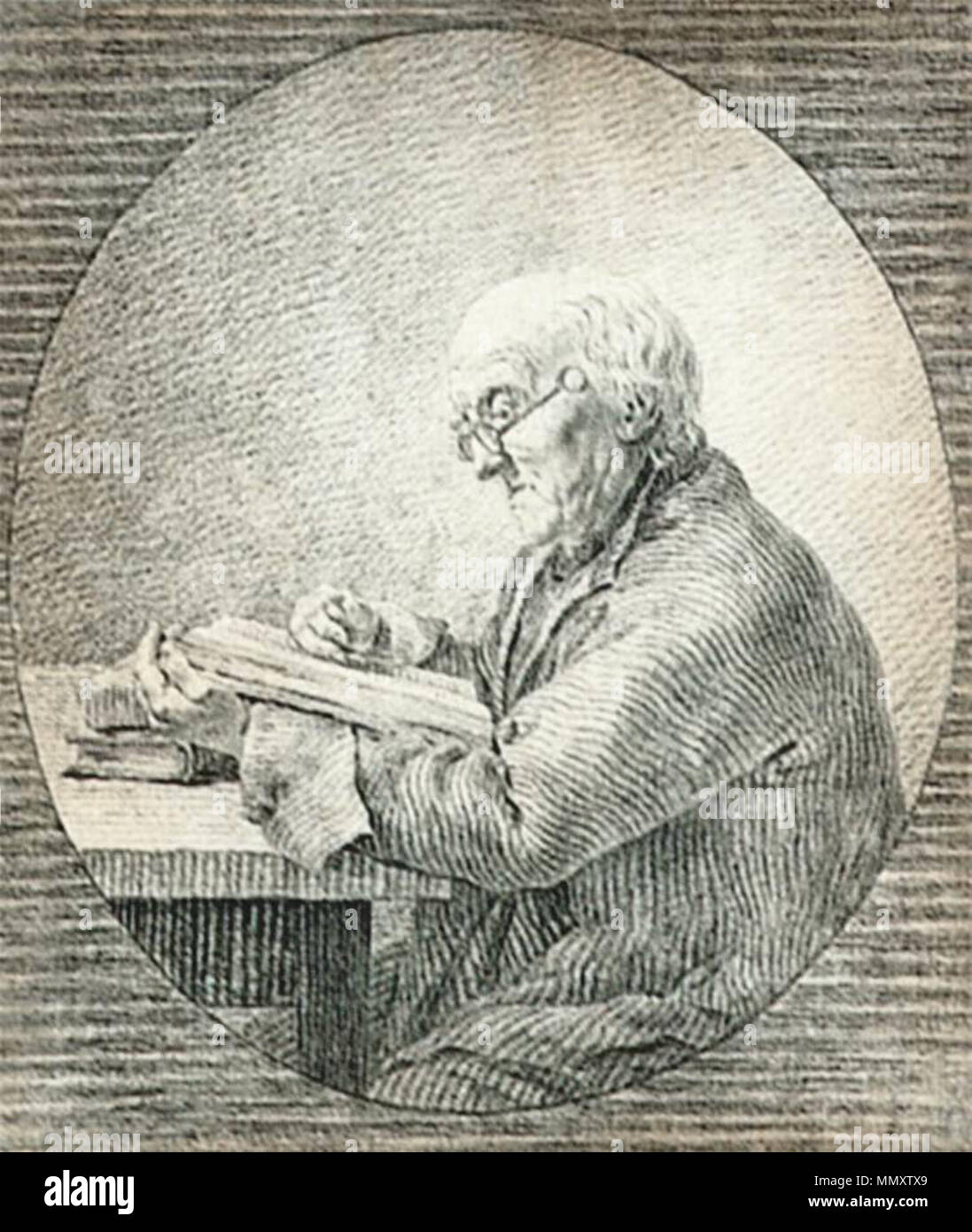 Adolf Gottlieb Friedrich, Reading. 1802. Adolf Gottlieb Friedrich